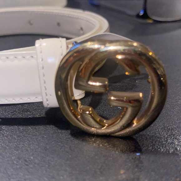 Gucci Leather Belt with Double G Buckle XS - Picture 7 of 11